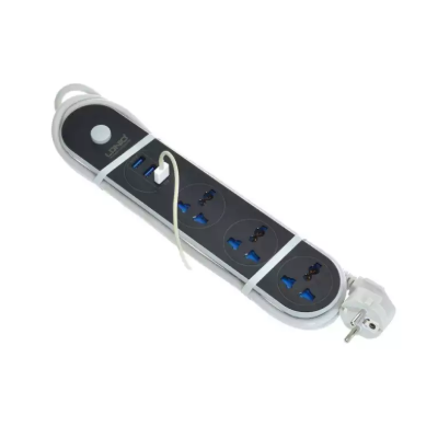 LDNIO 3 Power Socket 3 USB Multiplug SC3301